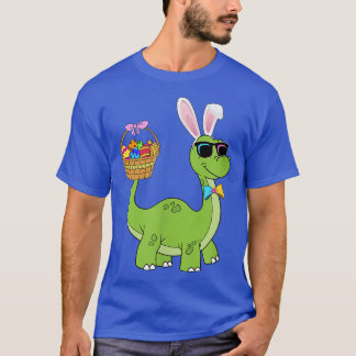 Camiseta Brontosaurus Bunny Ears Egg Easter Day Dinosaur Di
