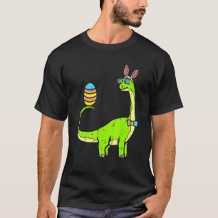 Camiseta Brontosaurus Bunny Ears Egg Easter Day Dinosaur Di