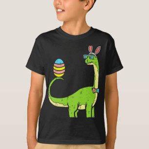 Camiseta Brontosaurus Bunny Ears Egg Easter Day Dinosaur Di