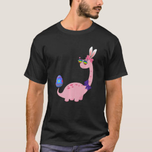 Camiseta Brontosaurus Bunny Ears Egg Easter Day Dinosaur Di
