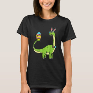 Camiseta Brontosaurus Bunny Ears Egg Easter Day Dinosaur Di