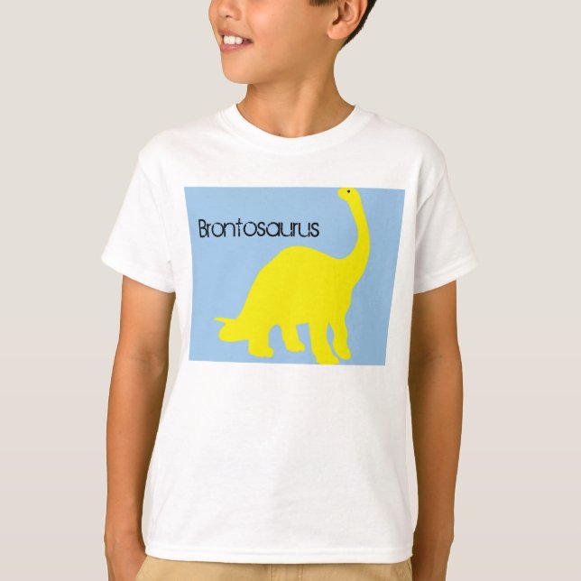 Camiseta Brontosaurus para niños (Anverso)