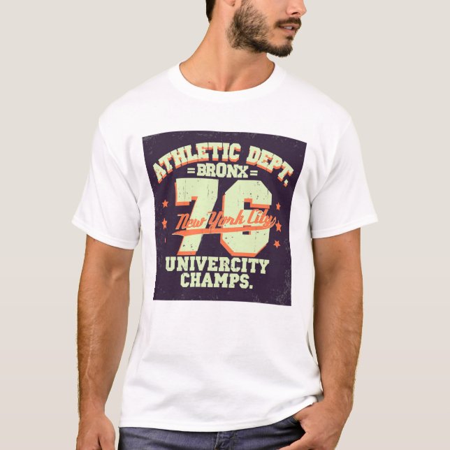 Camiseta Bronx 76 University Champs (Anverso)