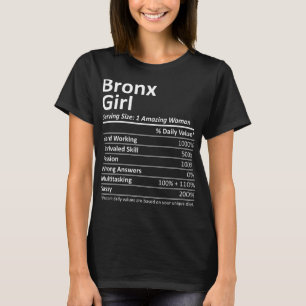 Camiseta BRONX CHICA NY NEW YORK Funny City Home Roots USA 
