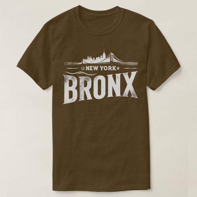 Camiseta Bronx New York Retro 1 (Diseño del anverso)
