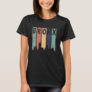 Camiseta Bronx Retro Stripes Skyline Grunge Urban Style Wom