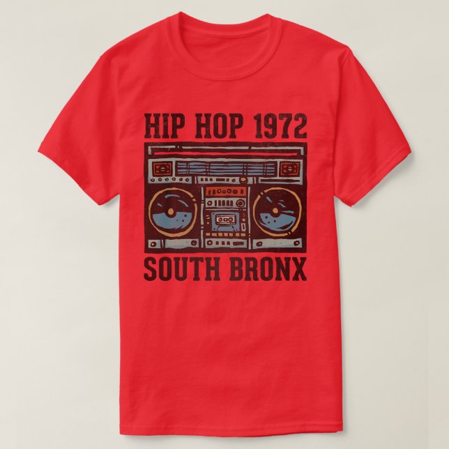 Camiseta Bronx Sur 1972 (Diseño del anverso)