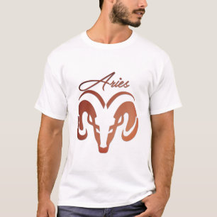 Camiseta Bronze Aries el Ram Zodiac
