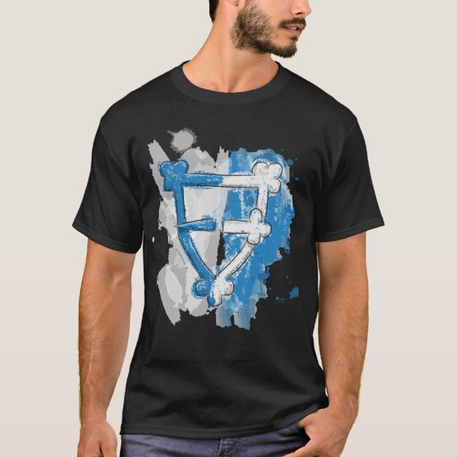 Camiseta Brooch plateado (Anverso)