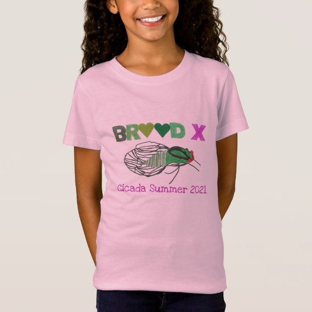 Camiseta Brood X Hearts Cicada Summer (Anverso)