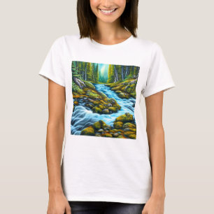 Camiseta Brook de burbuja de la naturaleza mágica