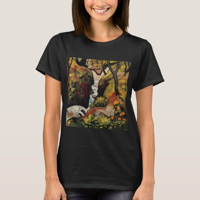 Camiseta Brook forestal de agosto Macke Expressionismo Vint (Anverso)