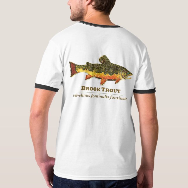 Camiseta Brook Trout, latín (Reverso)