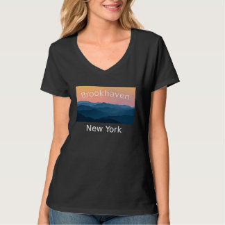 Camiseta Brookhaven New York Mountain sunset hometown