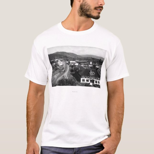Camiseta Brookings, opinión de la ciudad de Oregon y (Anverso)