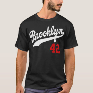 Camiseta Brooklyn 42 Diseño temático del béisbol