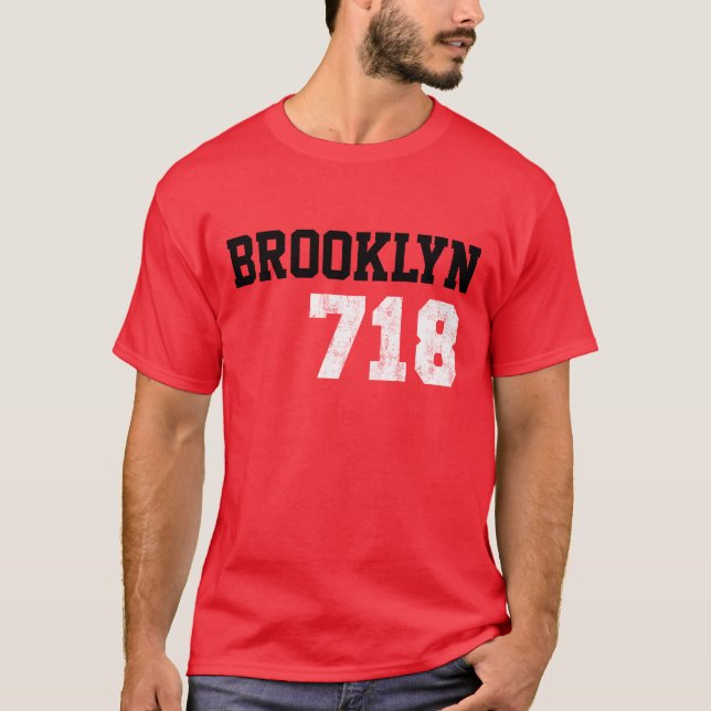 Camiseta Brooklyn 718 (Anverso)