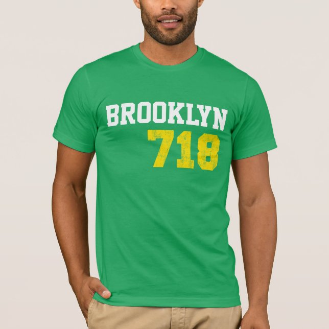 Camiseta Brooklyn 718 (Anverso)