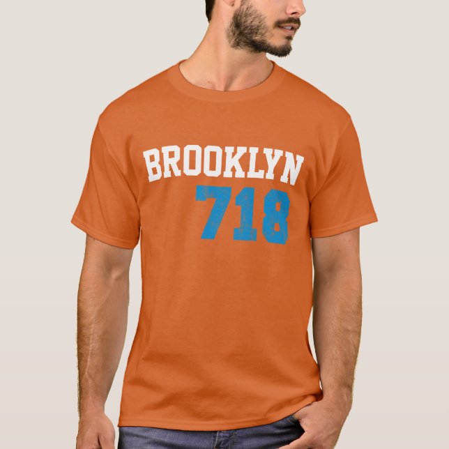 Camiseta Brooklyn 718 (Anverso)