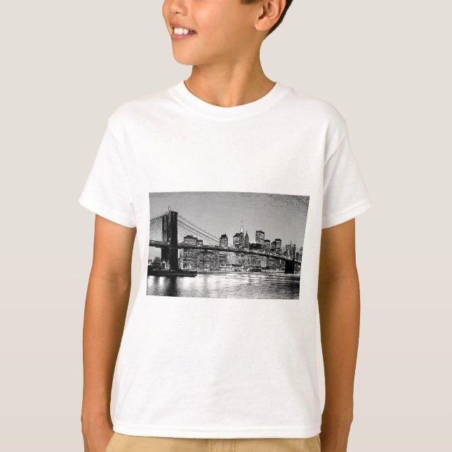Camiseta Brooklyn Bridge New York (Anverso)
