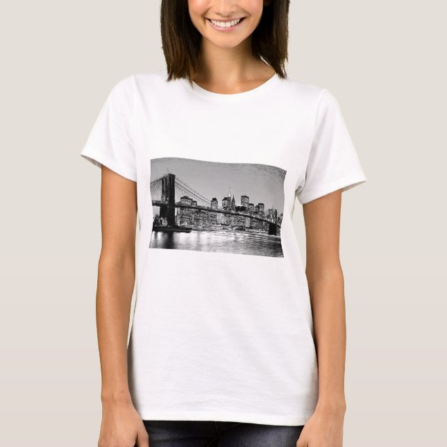 Camiseta Brooklyn Bridge New York (Anverso)