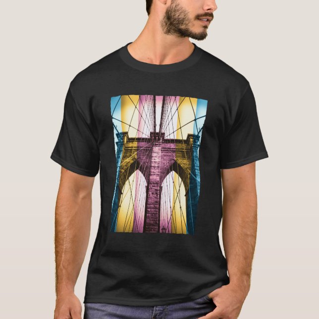 Camiseta Brooklyn Bridge - New York City - NYC (Anverso)