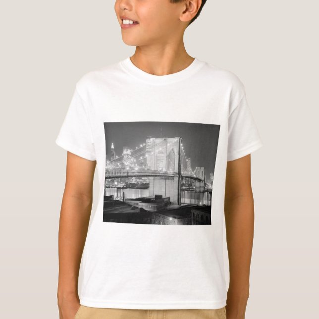 Camiseta Brooklyn Bridge New York USA (Anverso)