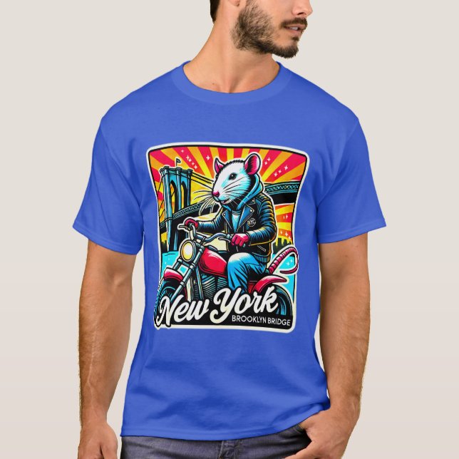 CAMISETA BROOKLYN BRIDGE NYC-ATV RIDER 3 (Anverso)