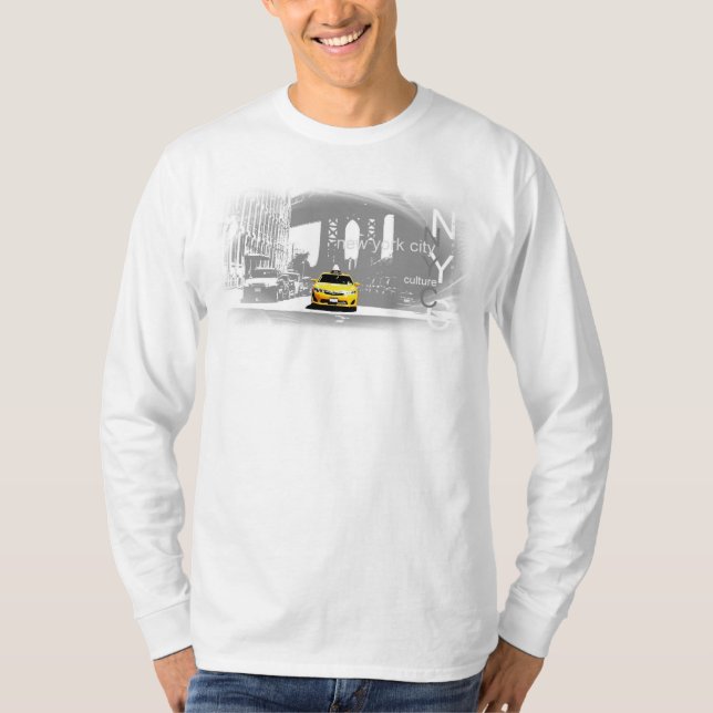 Camiseta Brooklyn Bridge Nyc New York City Yellow Taxi (Anverso)