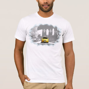 Camiseta Brooklyn Bridge Yellow Taxi New York City Nyc
