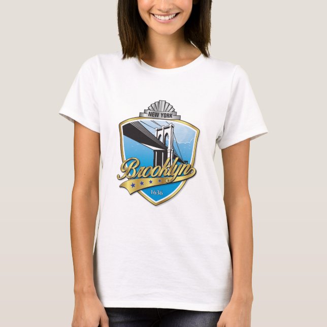 Camiseta Brooklyn Design Gold (Anverso)