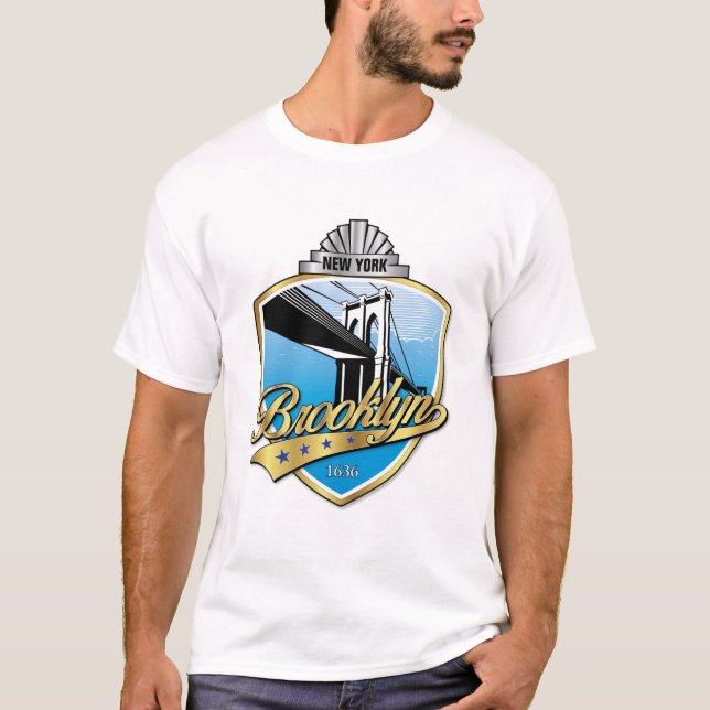 Camiseta Brooklyn Design Gold (Anverso)
