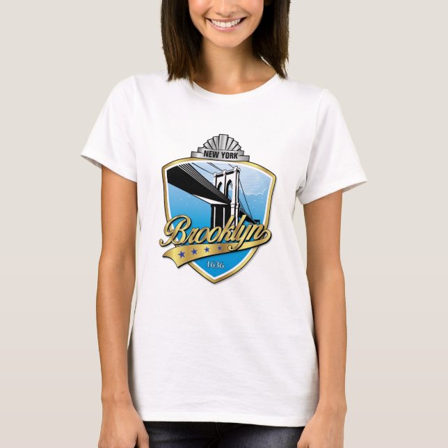Camiseta Brooklyn Design Gold (Anverso)