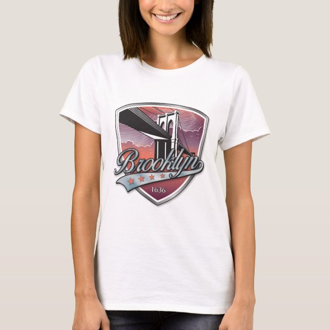 Camiseta Brooklyn Design Silver (Anverso)