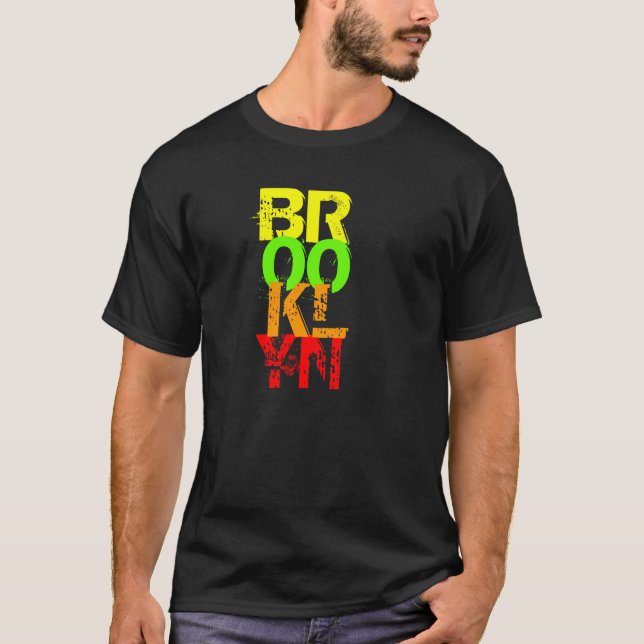 Camiseta Brooklyn en colores (Anverso)