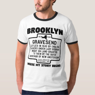 Camiseta Brooklyn Gravesend Donde comienza mi historia