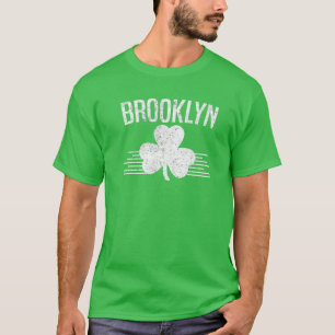 Camiseta Brooklyn Irish St Patricks Day Shamrock Lucky Broo