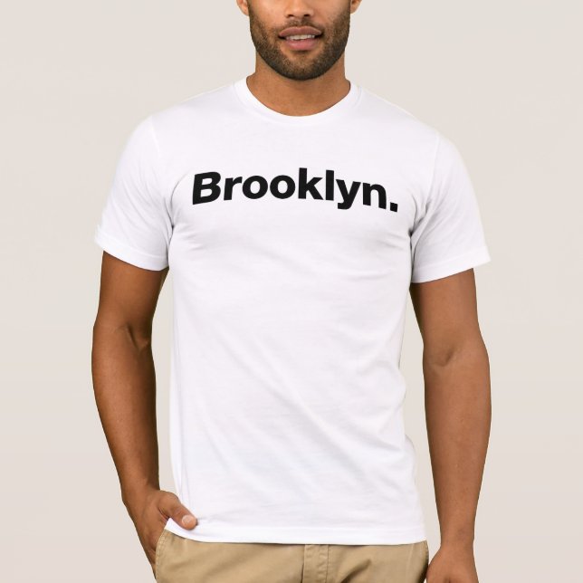 Camiseta Brooklyn (negro) (Anverso)