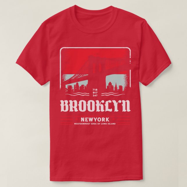 Camiseta Brooklyn New York 1 (Diseño del anverso)