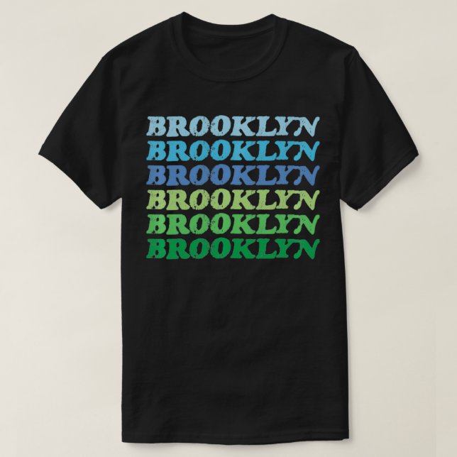 Camiseta Brooklyn NY 80s Retro Vintage Style Pullover  (Diseño del anverso)