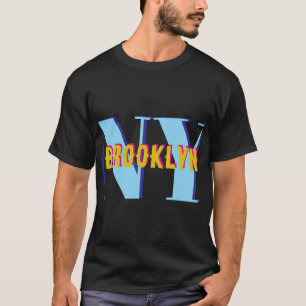 Camiseta BROOKLYN NY blue bklyn con estilo
