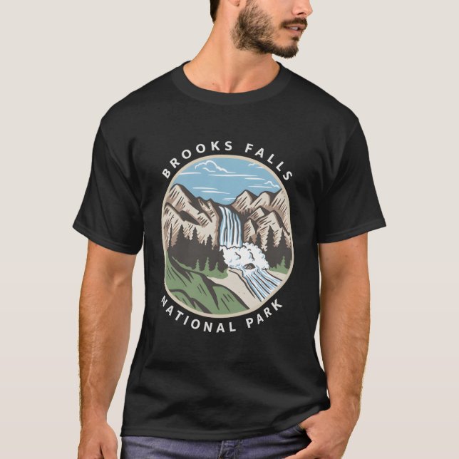 Camiseta Brooks Falls Alaska (Anverso)