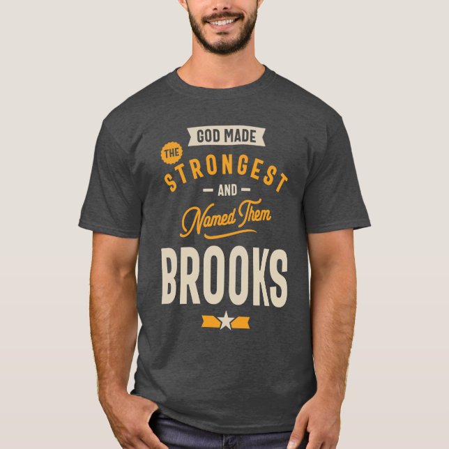 Camiseta Brooks Nombre personalizado Regalo de cumpleaños (Anverso)