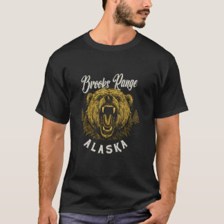Camiseta Brooks Range Alaska Senderismo al aire libre Gráfi
