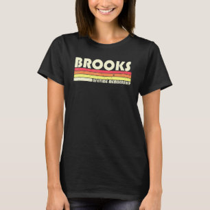 Camiseta Brooks Surname Retro Vintage 80 s 90 Cumpleaños Re