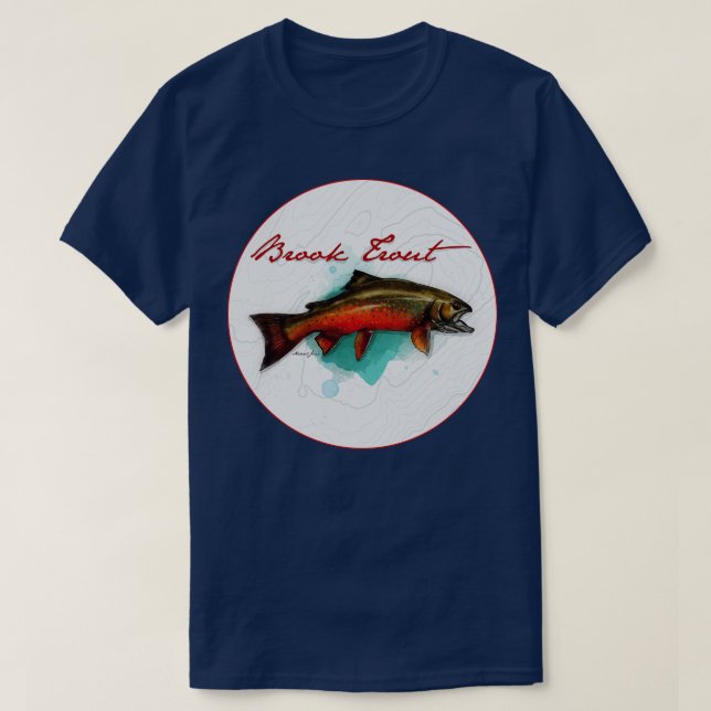 Camiseta BrookTrout (Diseño del anverso)