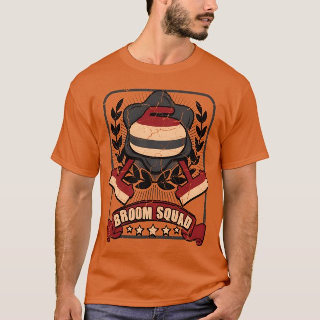 Camiseta Broom Squad Curling Curler Winter Sports Curler vi (Anverso)