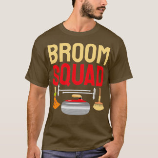 Camiseta Broom Squad Funny Curling Player