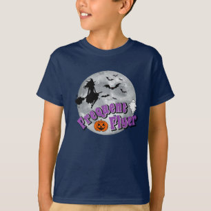 Camiseta Broomstick de travesía frecuente de Halloween para