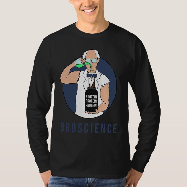 Camiseta Broscience Brofessor Gains Swoly Swole Reps For Br (Anverso)